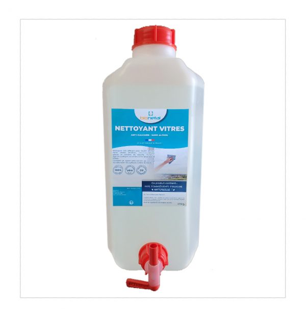 Nettoyant vitres vrac 10kg - Formule Anti-calcaire